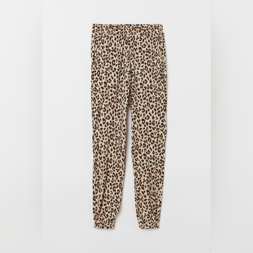 H&M Cheetah Print Dress Pants